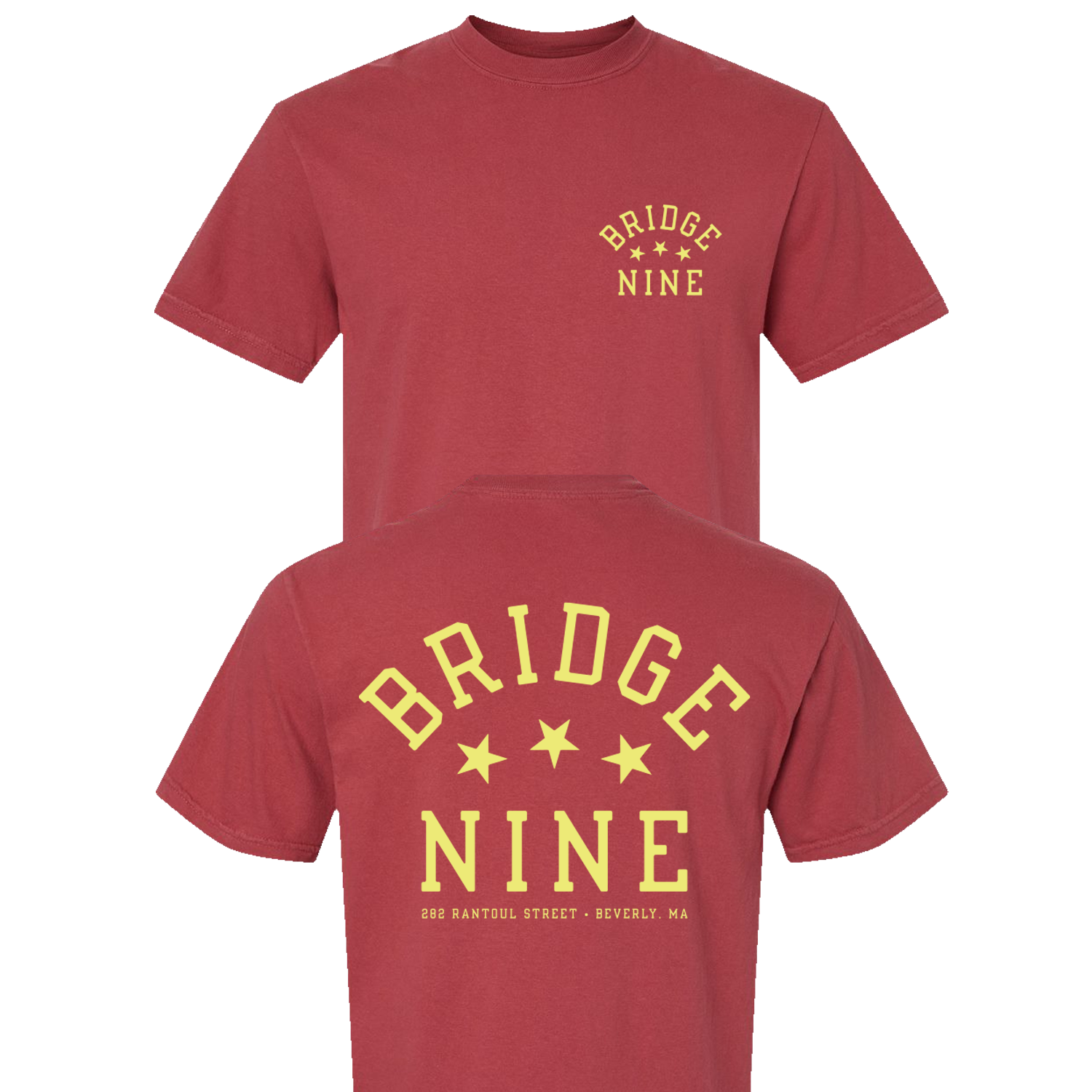 Bridge Nine Comfort Colors 3-Star T-Shirt (4 Colorways)