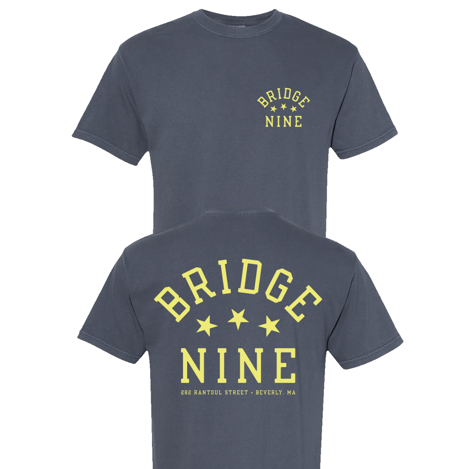 Bridge Nine Comfort Colors 3-Star T-Shirt (4 Colorways)