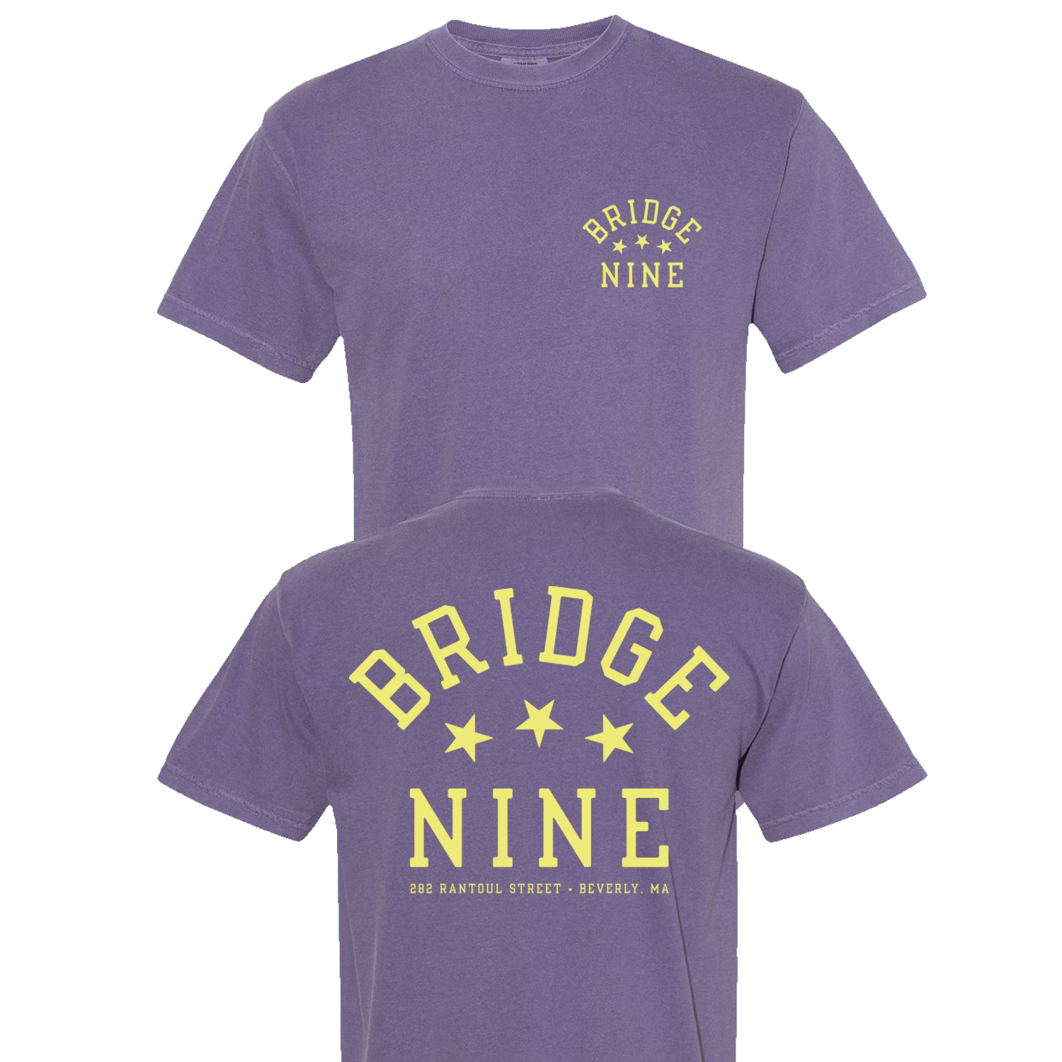 Bridge Nine Comfort Colors 3-Star T-Shirt (4 Colorways)