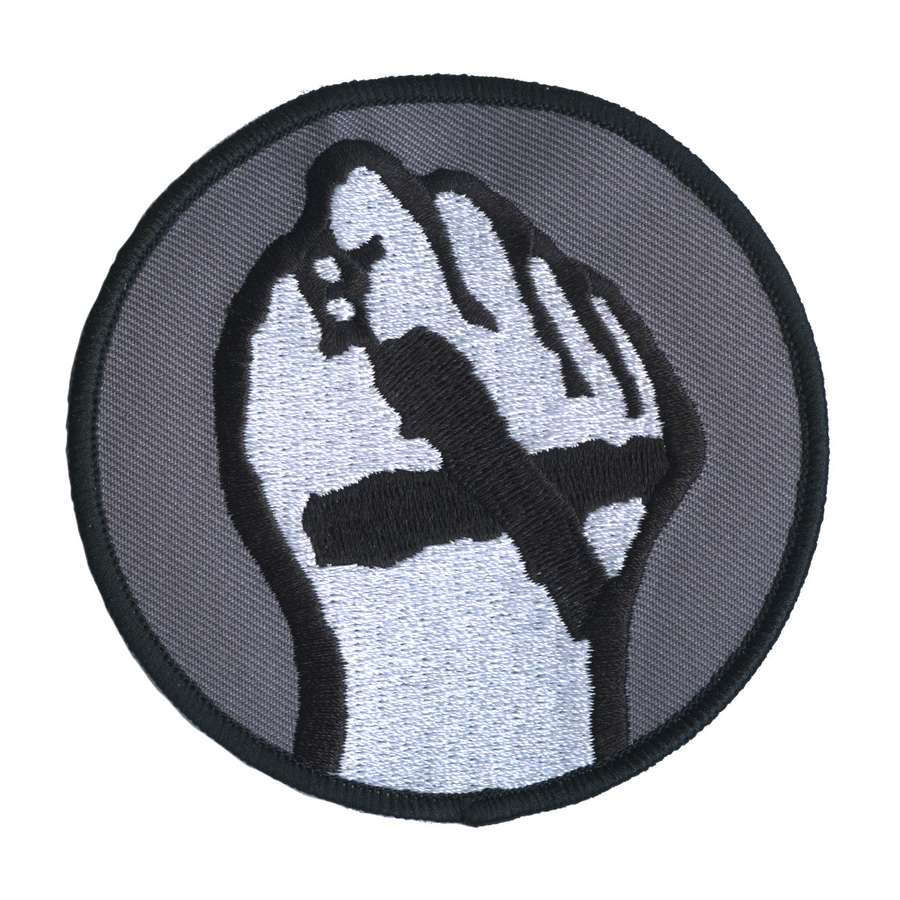 X'd Fist Embroidered Patch