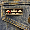 Bridge Nine Logo Blood Spatter Enamel Pin