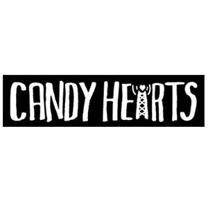 Candy Hearts 'Logo' Sticker