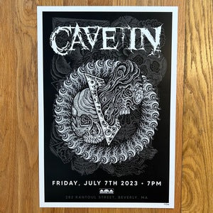 Cave In Warehouse Show Poster